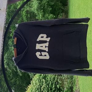 Gap hoodie. Blue, yellow. L